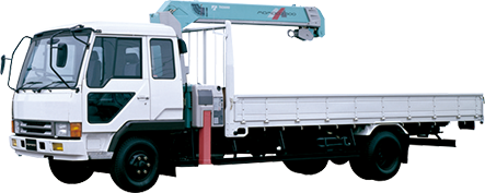 1991: Introduces world’s first loader crane, MOMOCO, which features hook stowing device.