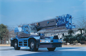 1995: Introduces the CREVO rough terrain crane series.