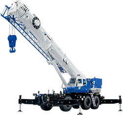2013: Introduces the GR-1600XL (GR-1450EX), a rough terrain crane that boasts the highest lifting capacity in class worldwide.