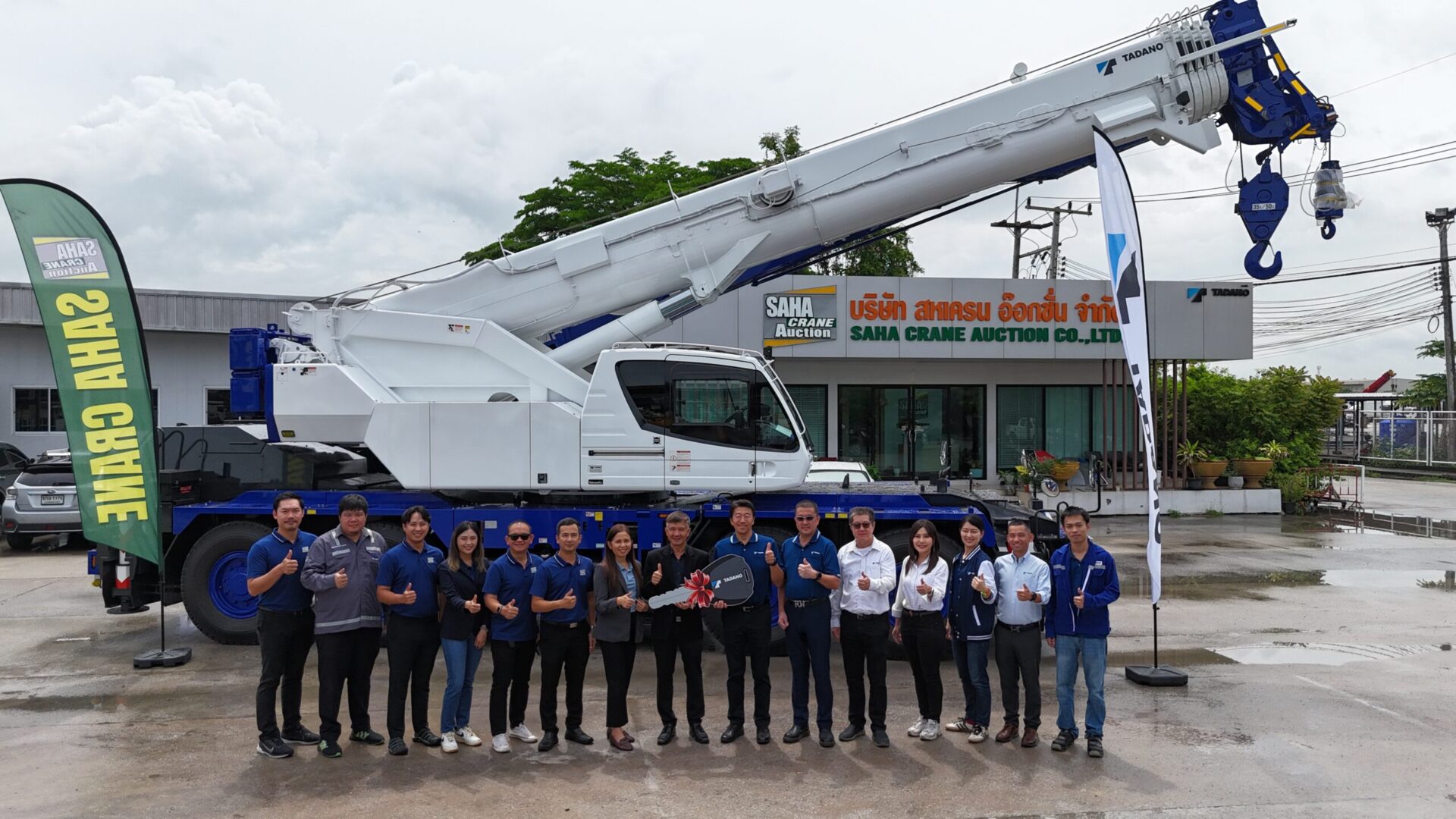 Tadano Siam Delivers First GR-1000N-1 to Saha Crane Corporation Public ...