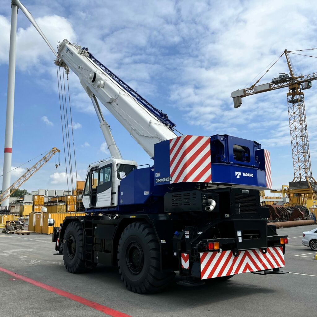 Two Tadano GR-1000EX-4 cranes for Jan de Nul - Europe
