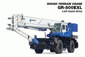 Rough terrain crane GR-500EXL Left hand version
