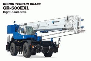 Rough terrain crane GR-500EXL Right hand version