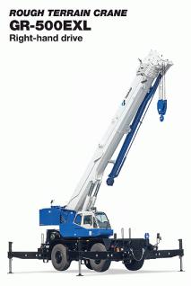 Rough terrain crane GR-500EXL Right hand version