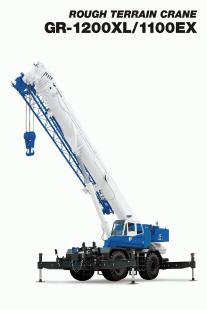 Rough terrain crane GR-1200XL/1100E