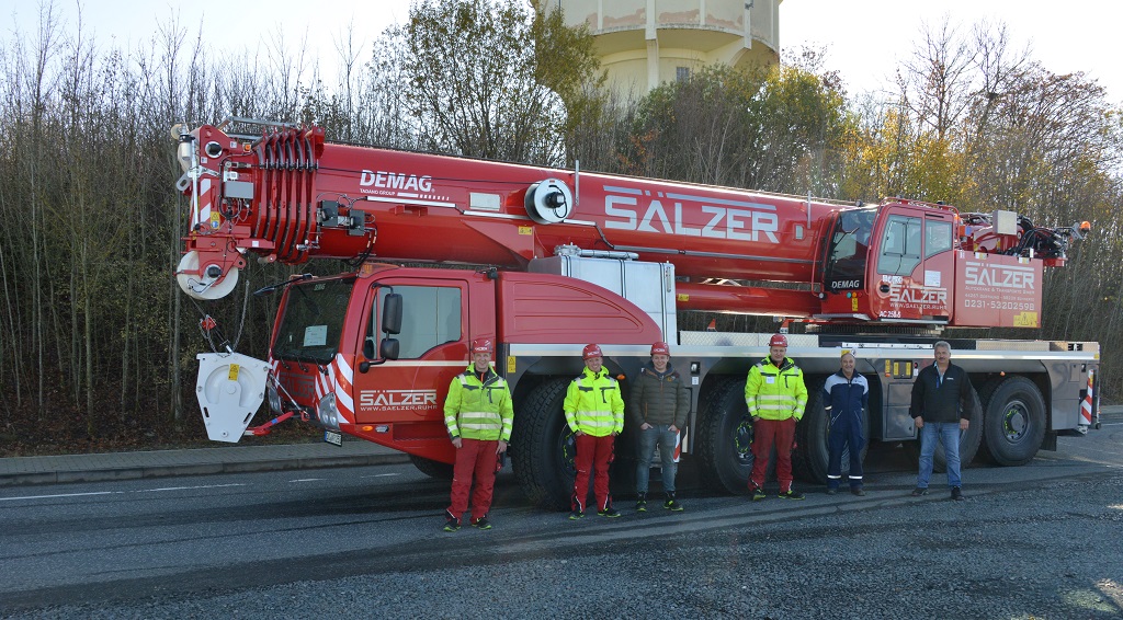 New AC 250-5 all terrain crane for Sälzer Autokrane und Transporte