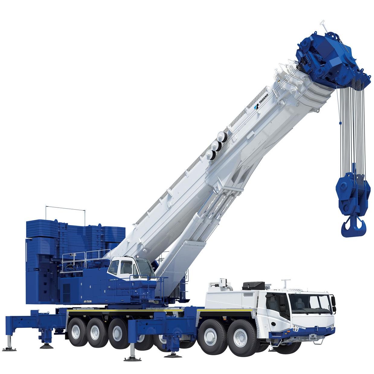 Tadano Launches the AR-7000N, the Highest Lifting Capacity All-Terrain Crane from a Japanese Manufacturer
