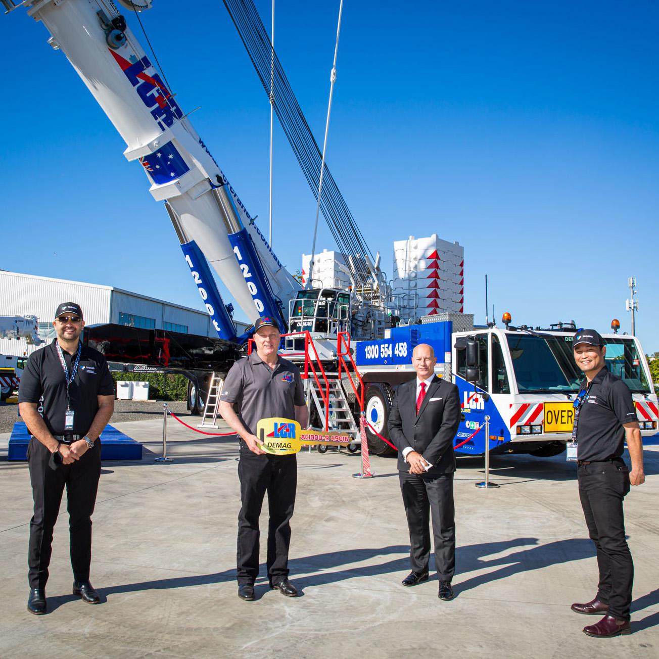 Australian debut: LCR takes delivery of Demag® AC 1000-9 all-terrain crane