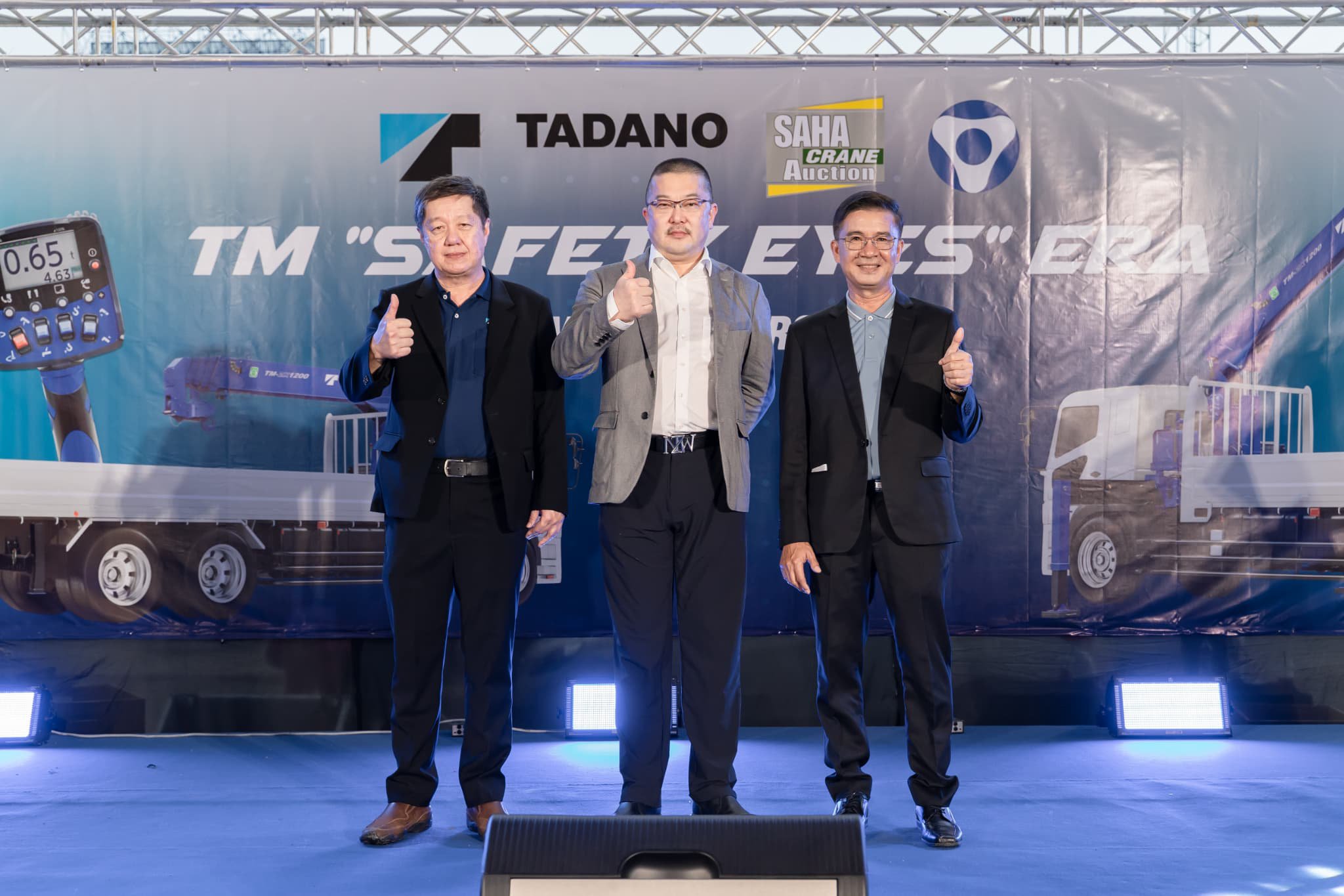 Tadano debuts new TM-ZX1205HRS Loader Crane in Thailand, announces Saha Crane Auction Co., Ltd. as TM Dealer 