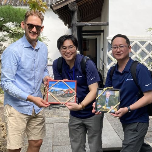 Finnish Crane Association Visits TADANO, Brings Historic Connection