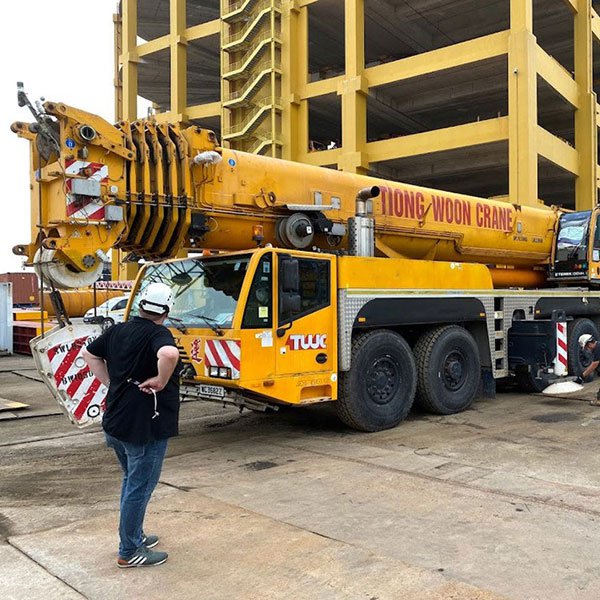 Tadano Provides Tiong Woon operators with 29 days of AC, CC crane training in Singapore