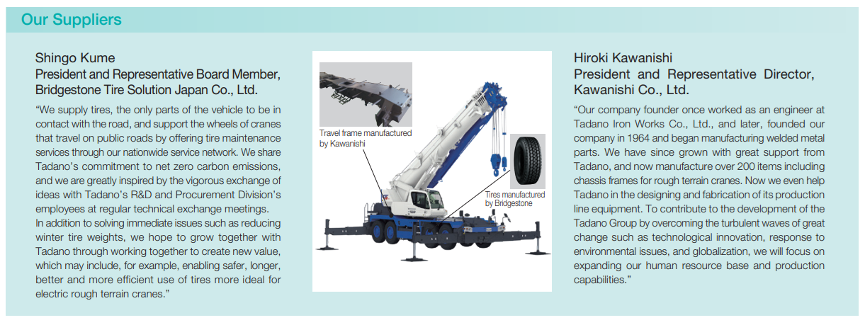 Our Suppliers