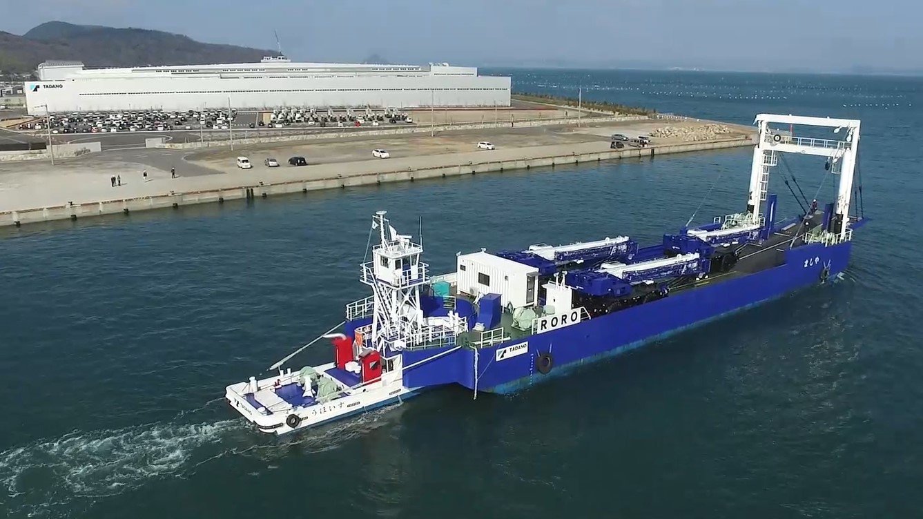 Transportation of products by barge vessels