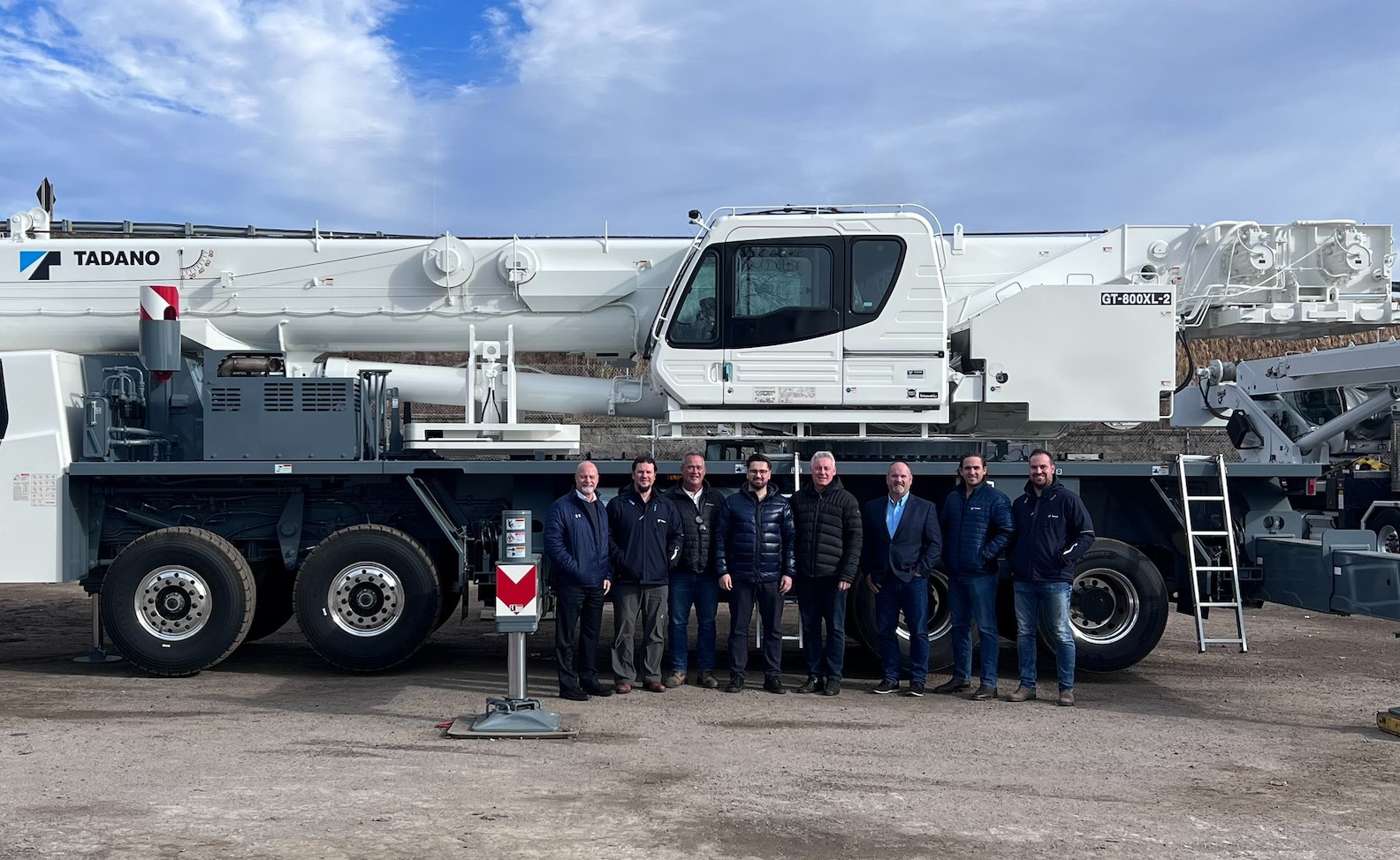 CROPAC EQUIPMENT PURCHASES FIRST TADANO GT-800XL-2 IN CANADA - US