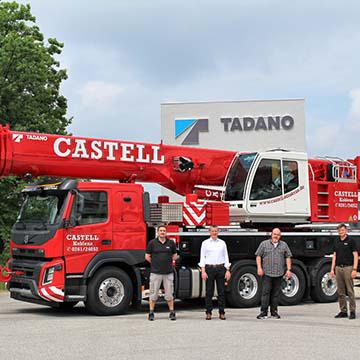 First Tadano® HK 4.070-1 truck-mounted crane delivered to Castell-Autokran